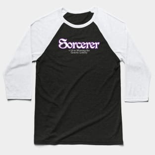 Class Skills - Sorcerer Baseball T-Shirt